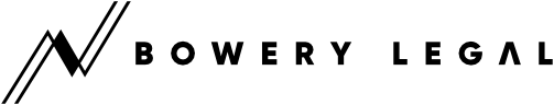 Logo for Bowery Legal, representing a law firm serving clients in New York City's Manhattan borough.